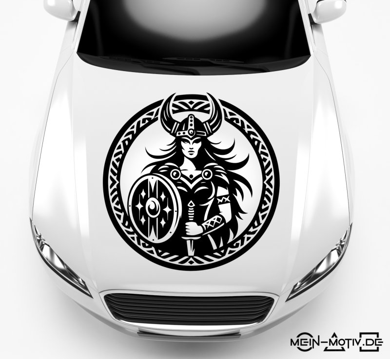 Preview: Aufkleber 46382 Wikinger-Frau 3